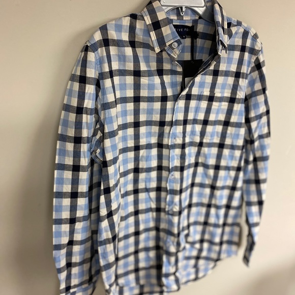 🔥🔥Chris Blue Plaid  Shirt - Picture 2 of 6